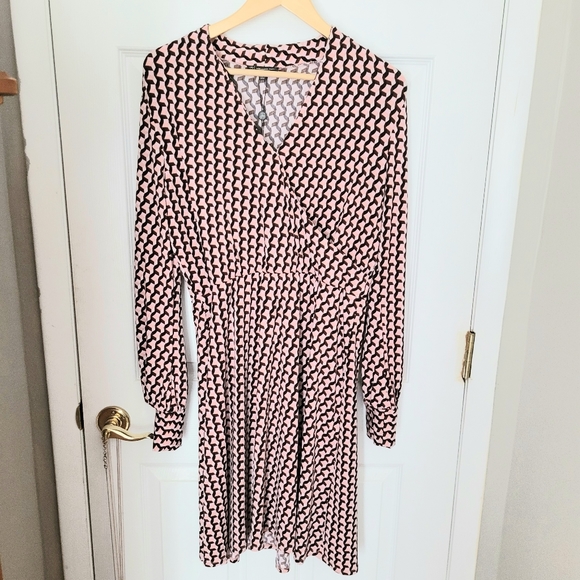 New Adrianna Papell Wrap Dress S - Picture 1 of 9